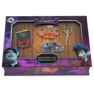 New! Disney Pixar Onward Cloisonné Pins Set of 4 Limited Edition of 1,900
